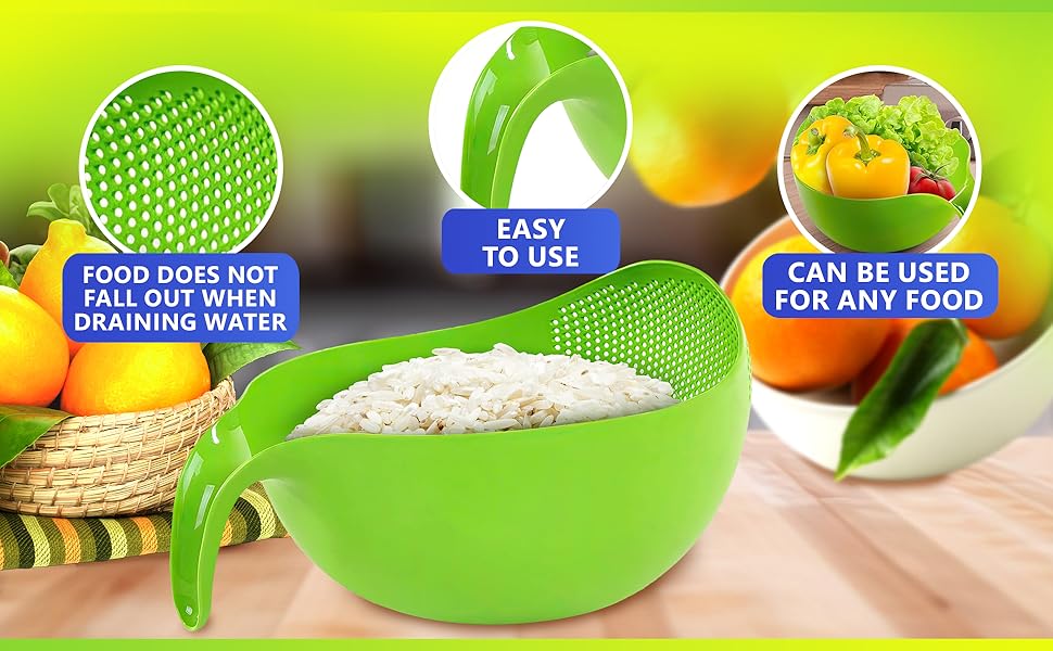 Rice Washing Strainer Basket